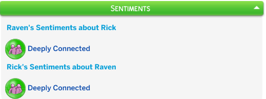 new sentiments for rick and raven